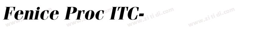 Fenice Proc ITC字体转换 Fenice Proc ITC字体转换